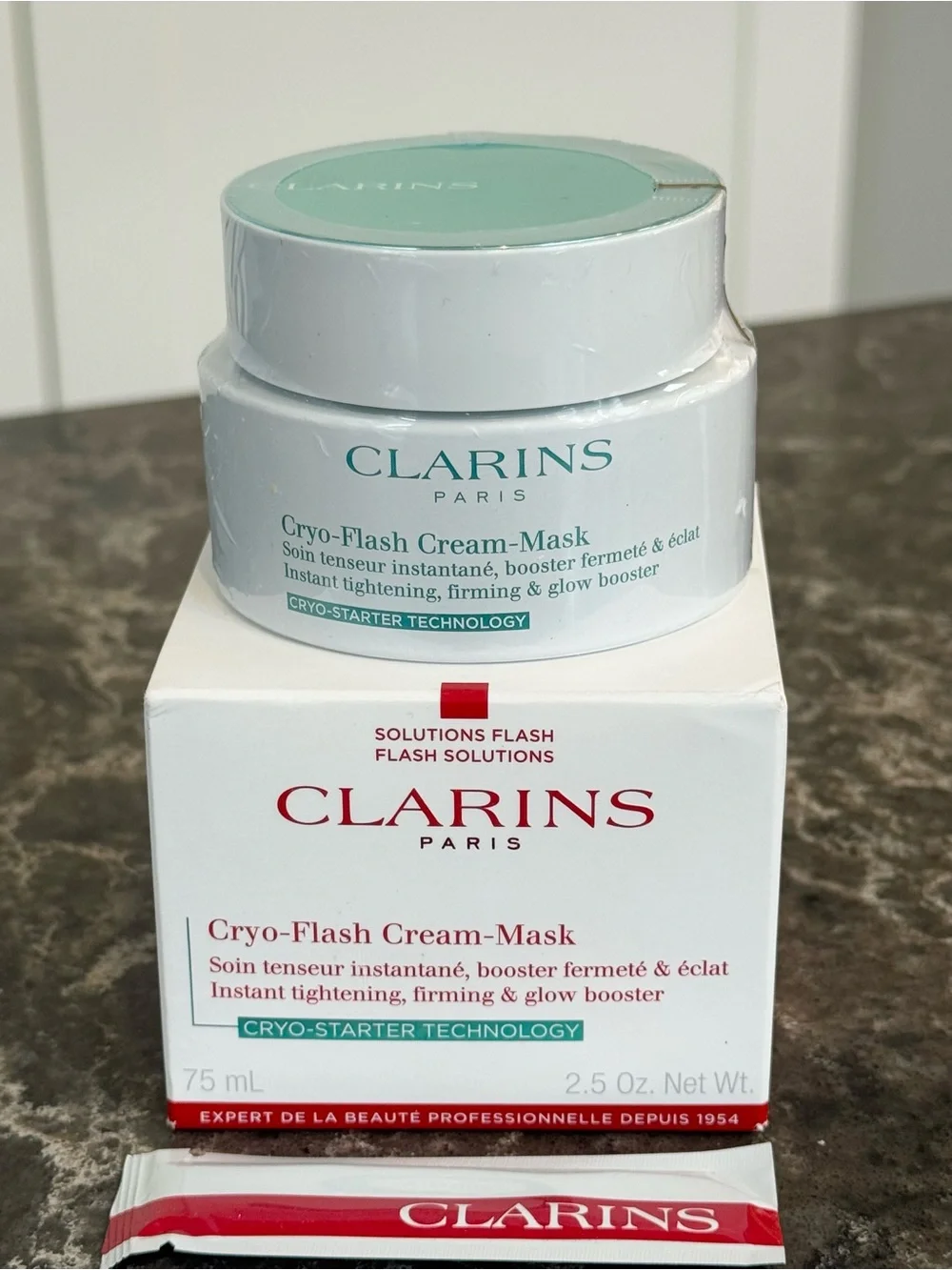 Clarins Cryo-Flash Cream Mask | NIB | Pore Refining & Firming